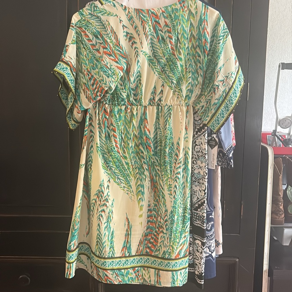 Colorful Patterned Dress - Picture 5 of 7